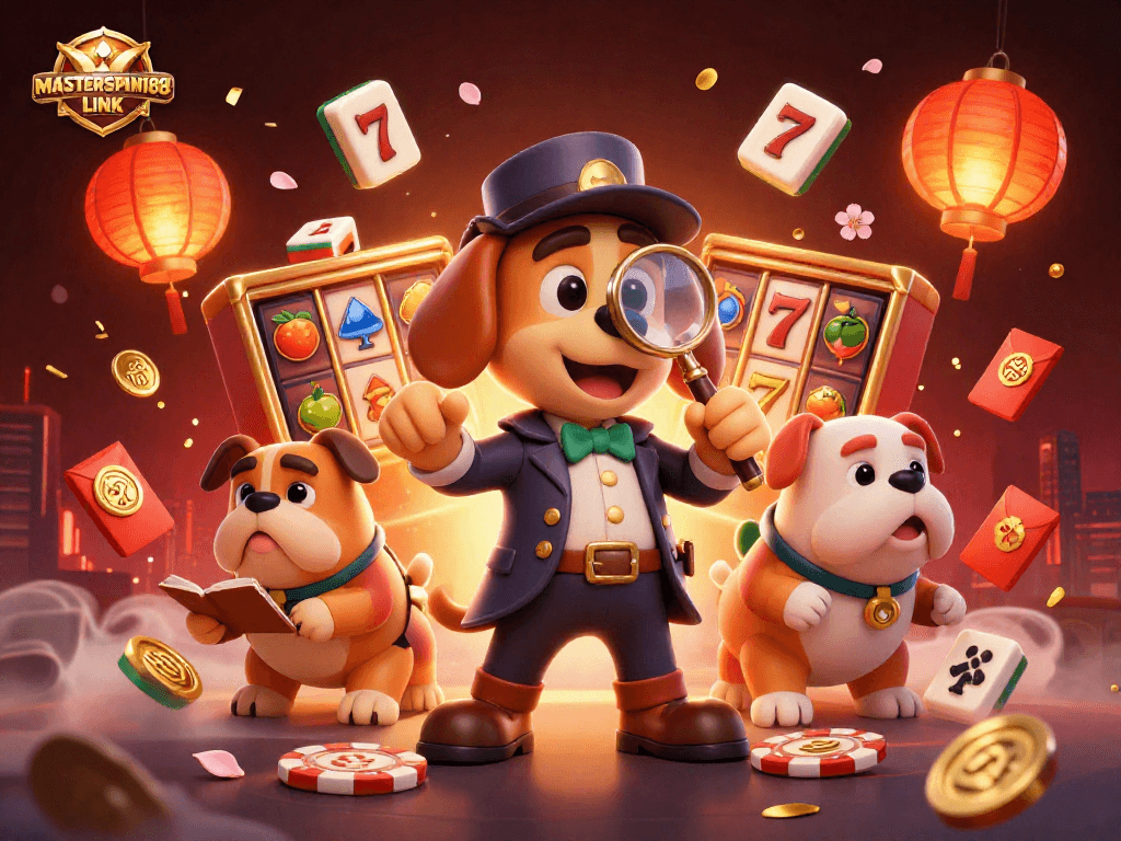 Join the excitement of MASTERSPIN188 LINK with a detective uncovering casino treasures.