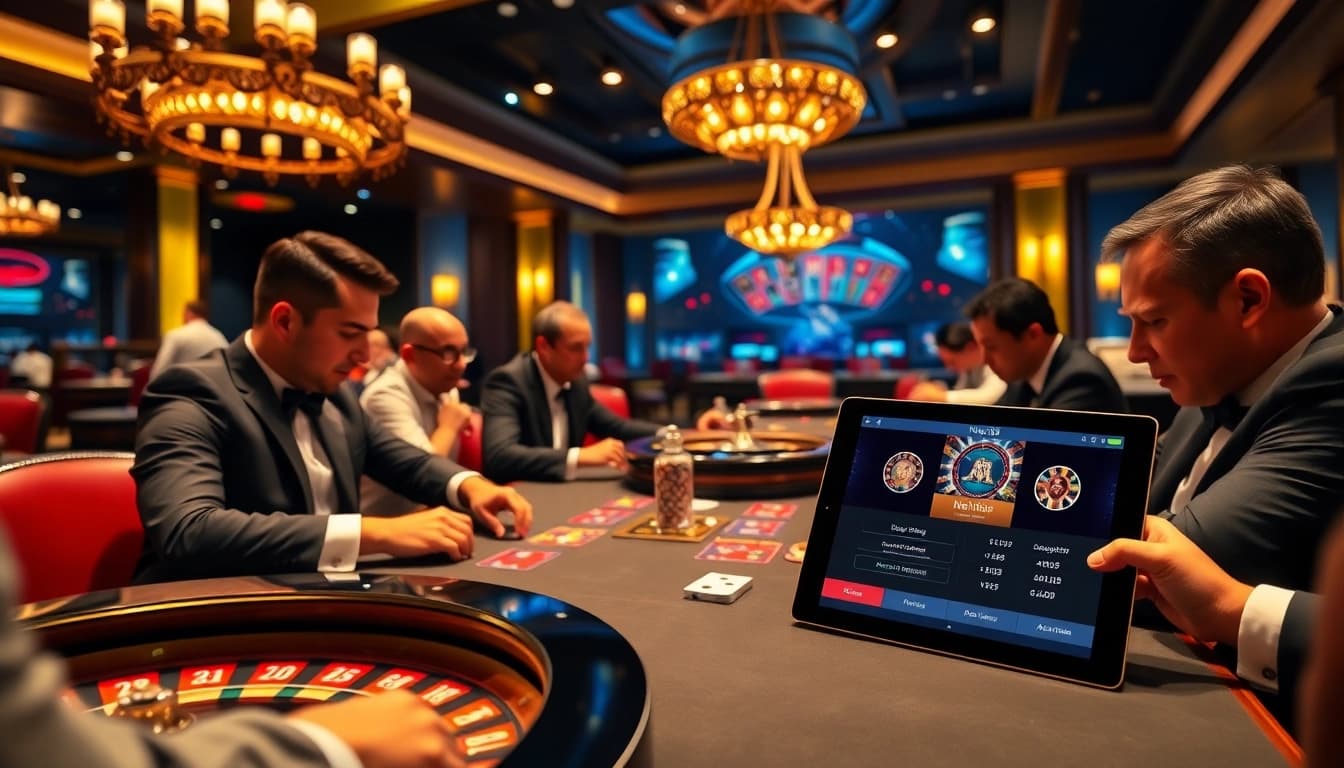 Experience the thrill of online gambling at https://new88.help/ with vibrant poker games and casino ambience.