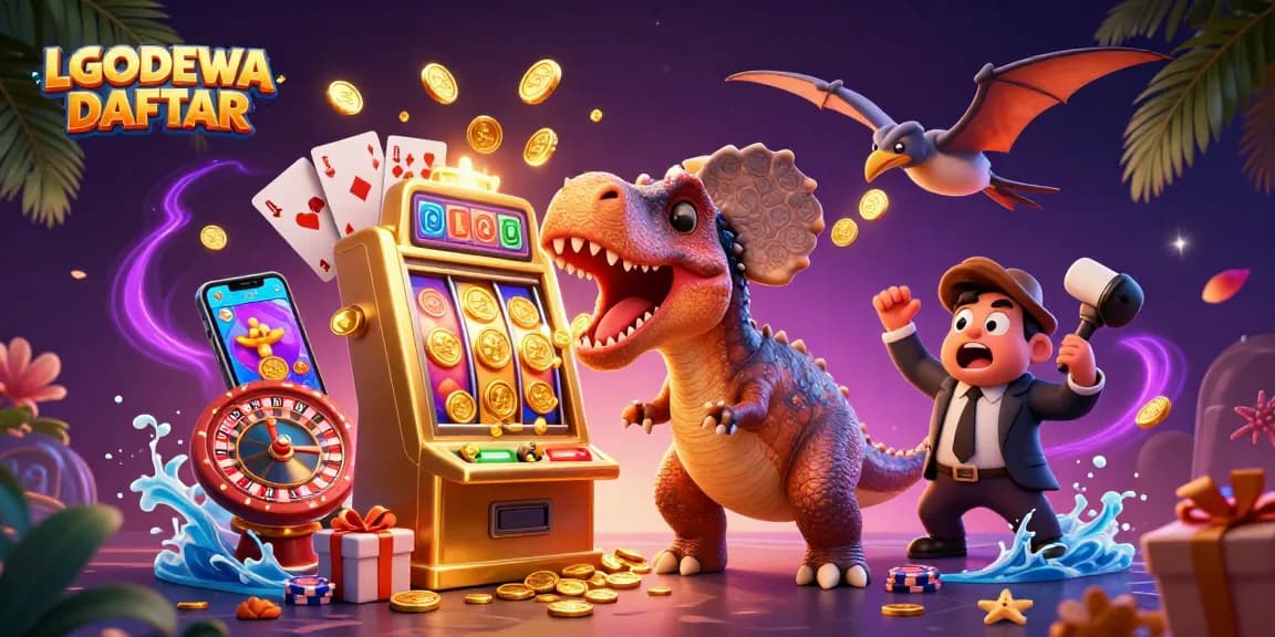 Watch LGODEWA DAFTAR explode with excitement as characters interact with vibrant casino elements