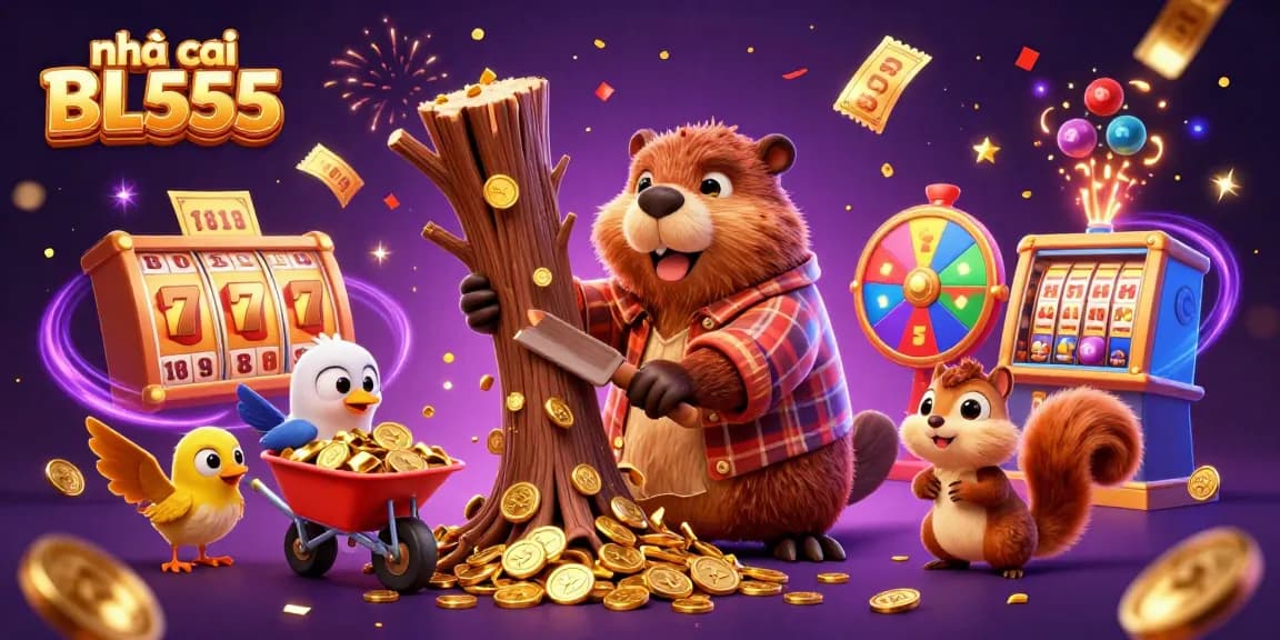 Experience vibrant fun with nhà cái BL555 through animated casino characters and exciting gaming elements.