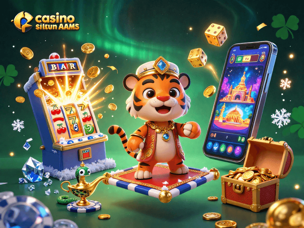 Slot machine esplosiva in un'illustrazione vivace di casino sicuri non AAMS.