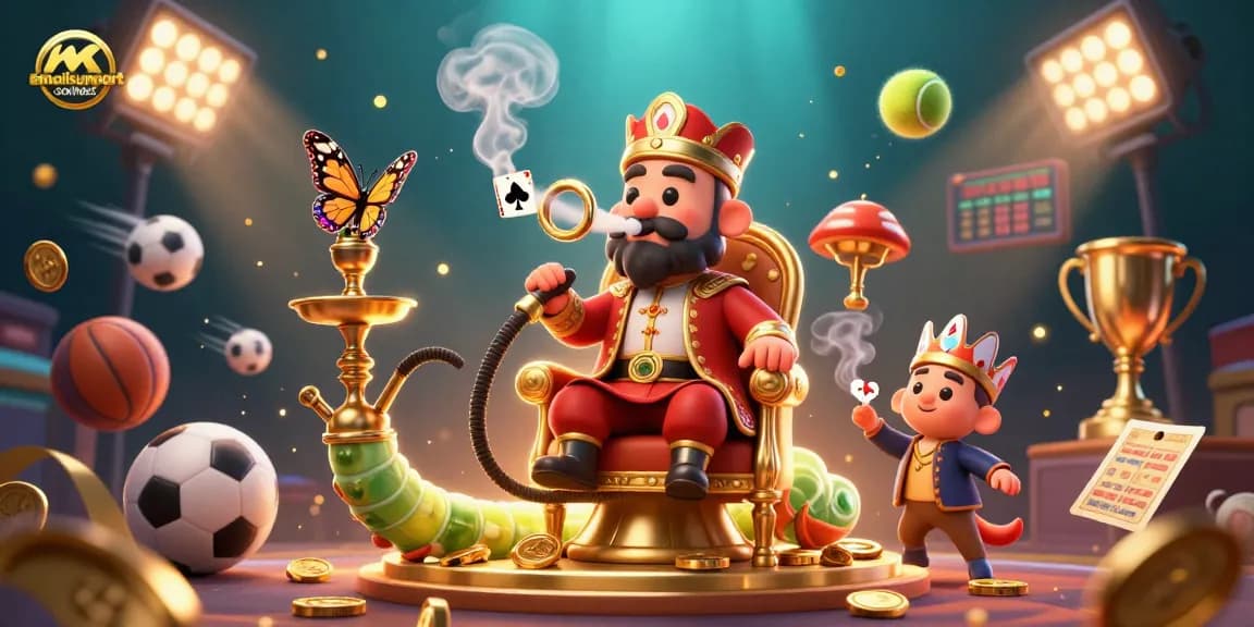 Engage with emailsupport-contact through colorful 3D illustration showcasing a vibrant online gaming experience.