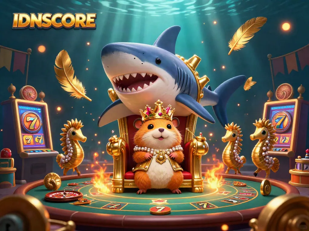 Experience thrilling moments at IDNSCORE with engaging characters and dynamic casino elements.