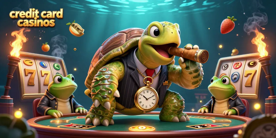 Catch thrilling action at credit card casinos with vibrant characters and energetic game elements.