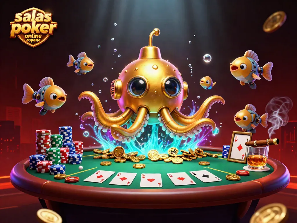 Salas poker online España: sumérgete en un mundo de cartas y fichas con nuestros personajes vibrantes.