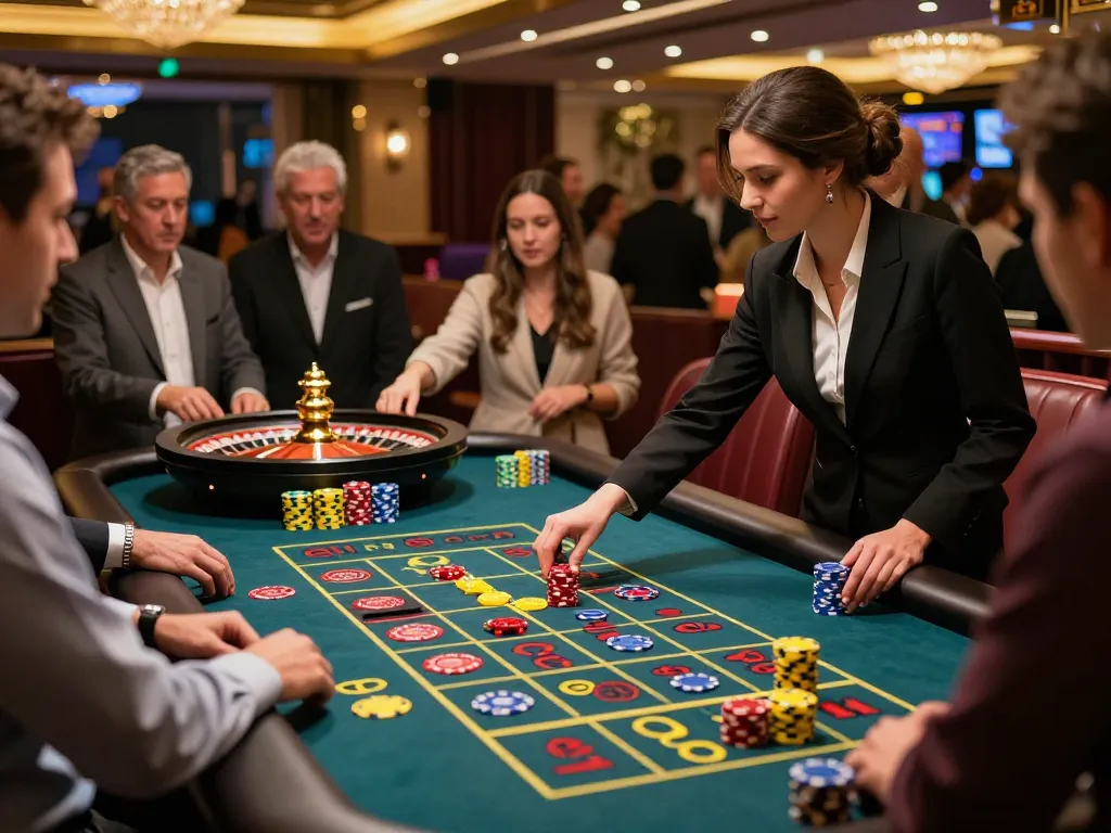Engage in thrilling roulette gameplay at rik88.com with vibrant tables and enthusiastic players.