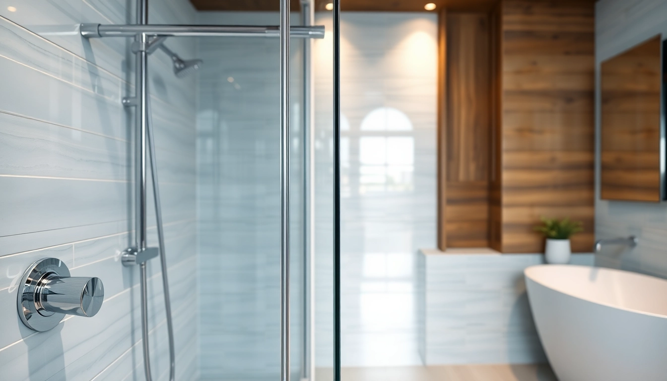 Upgrade your bathroom with a stunning shower uk installation featuring sleek fixtures.