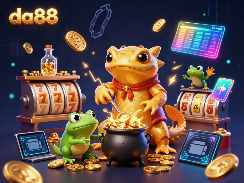 Experience thrilling gaming at da88 with golden salamander alchemist and vibrant slot games.