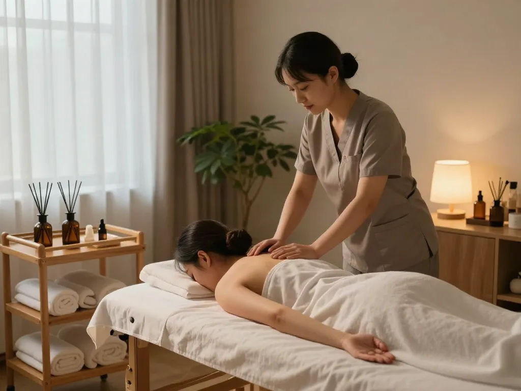 Experience 관악구출장마사지 with a professional therapist in a serene wellness setting, offering relaxation and rejuvenation.