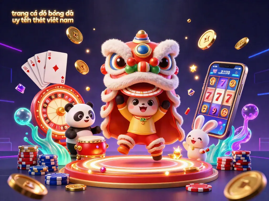 Khám phá trang cá độ bóng đá uy tín nhất Việt Nam với hình ảnh sống động của các nhân vật hoạt hình và yếu tố cá cược.