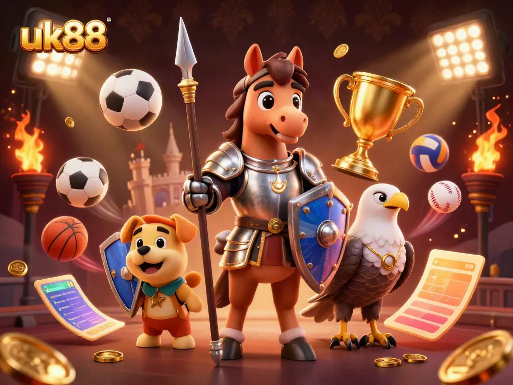 Experience thrilling bets at uk88 with dynamic sports elements and immersive gaming characters.
