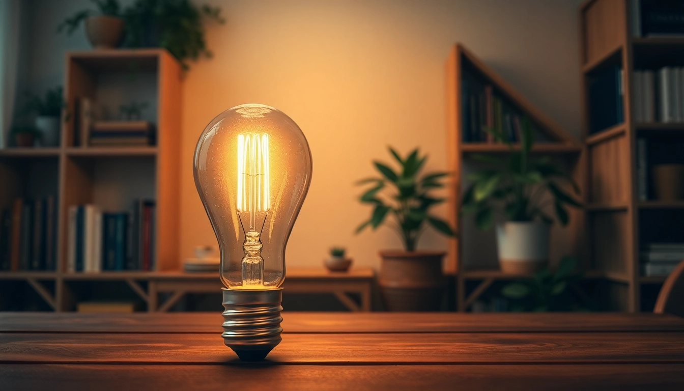 Discover what is an a19 light bulb, showcasing its design and warm glow in a cozy home setting.