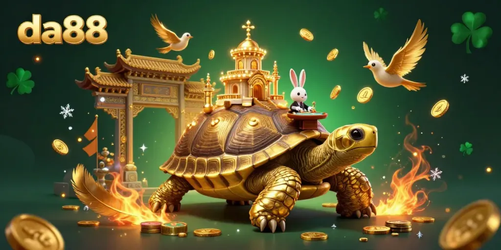 Place bets at the whimsical da88 casino, featuring charming characters and vivid decorations.