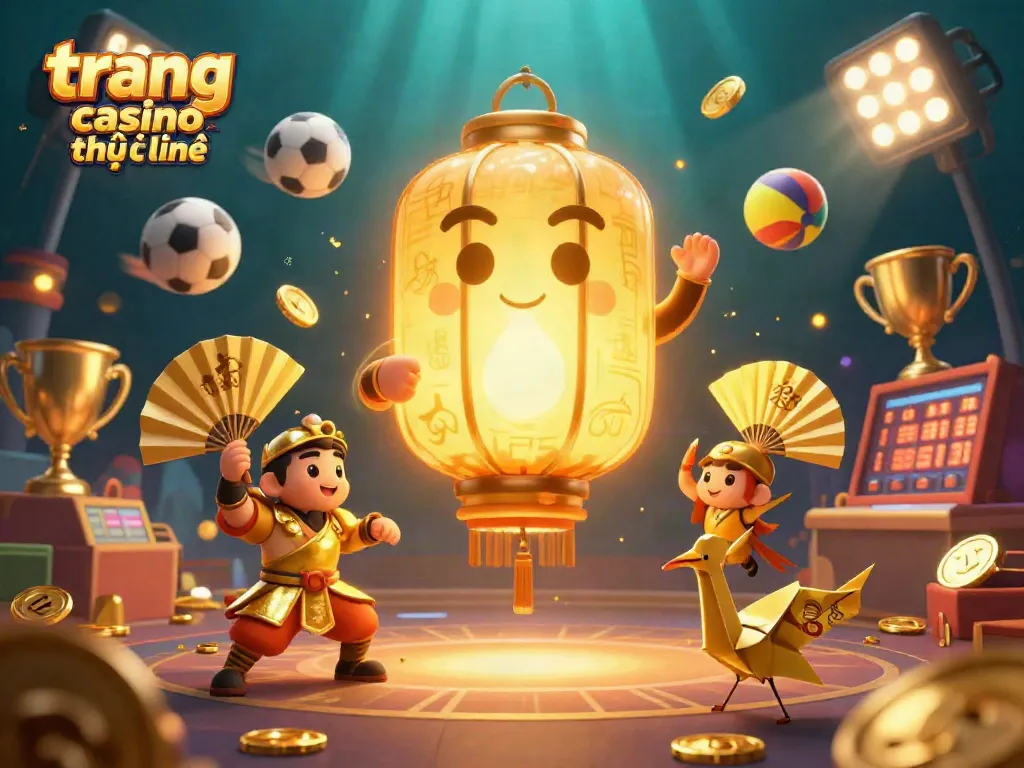 Khám phá trang casino trực tuyến với hình ảnh sinh động từ các trò chơi và biểu tượng may mắn.