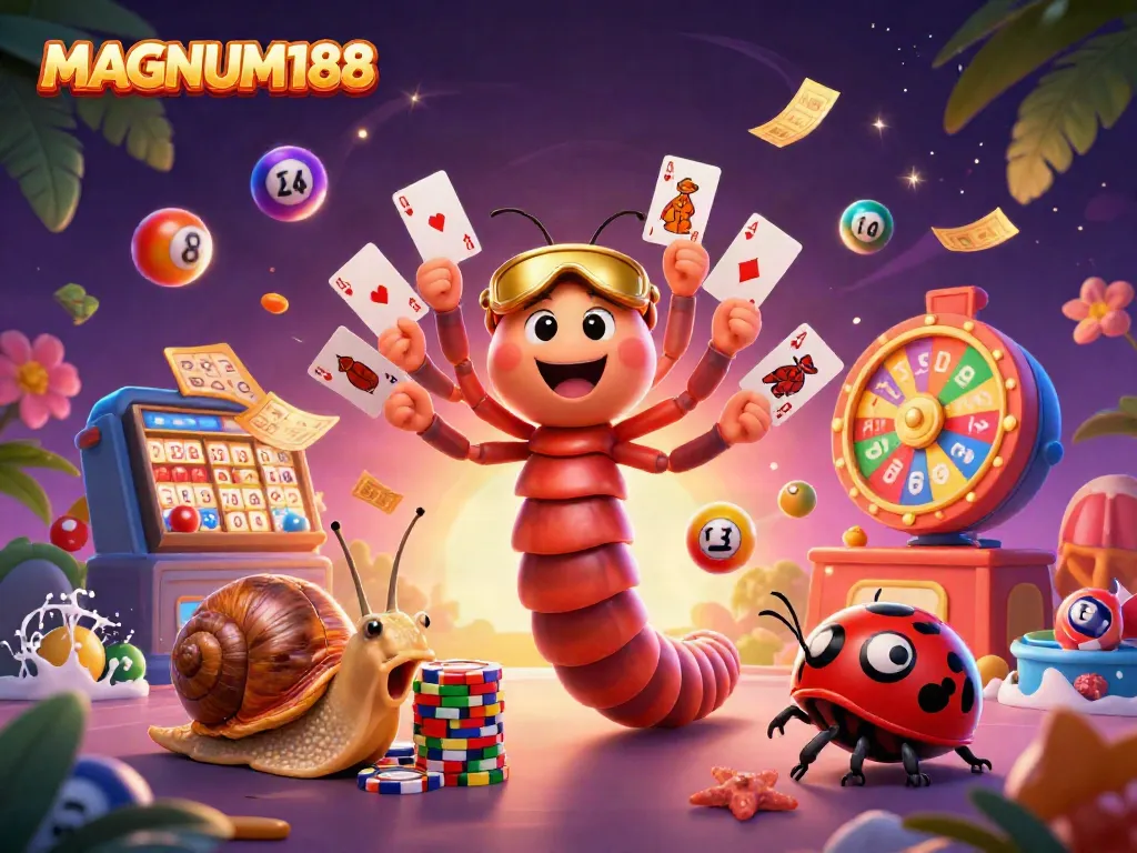 Experience thrilling Mahjong gameplay on MAGNUM188 with vibrant, dynamic casino elements.