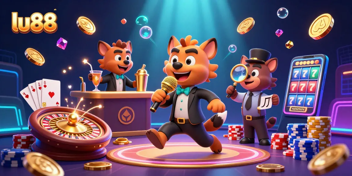 lu88 offers an engaging casino experience with vibrant 3D characters and dynamic game elements.