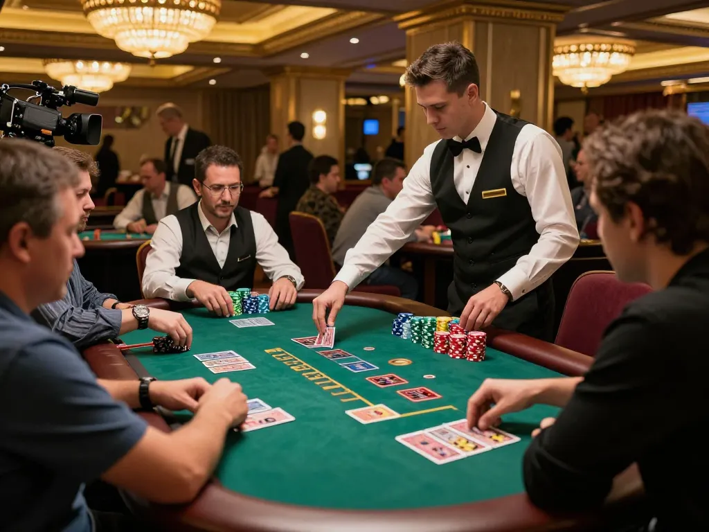 Experience the excitement of blackjack at 789pp casino with engaging players and luxurious decor.