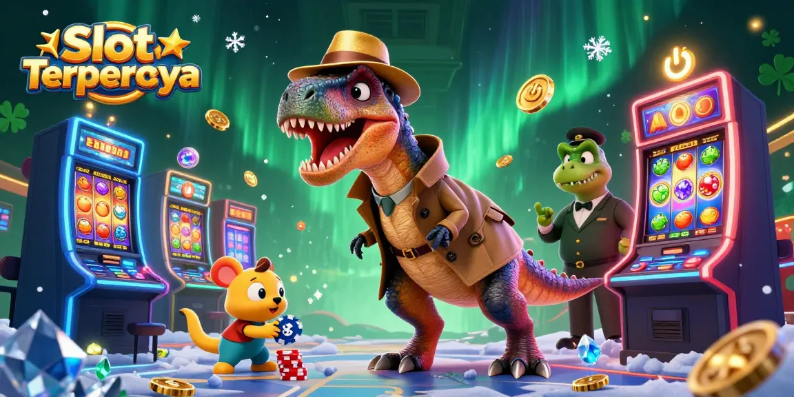Engage with Slot Terpercaya to win big at dynamic slot machines in an energetic casino scene.