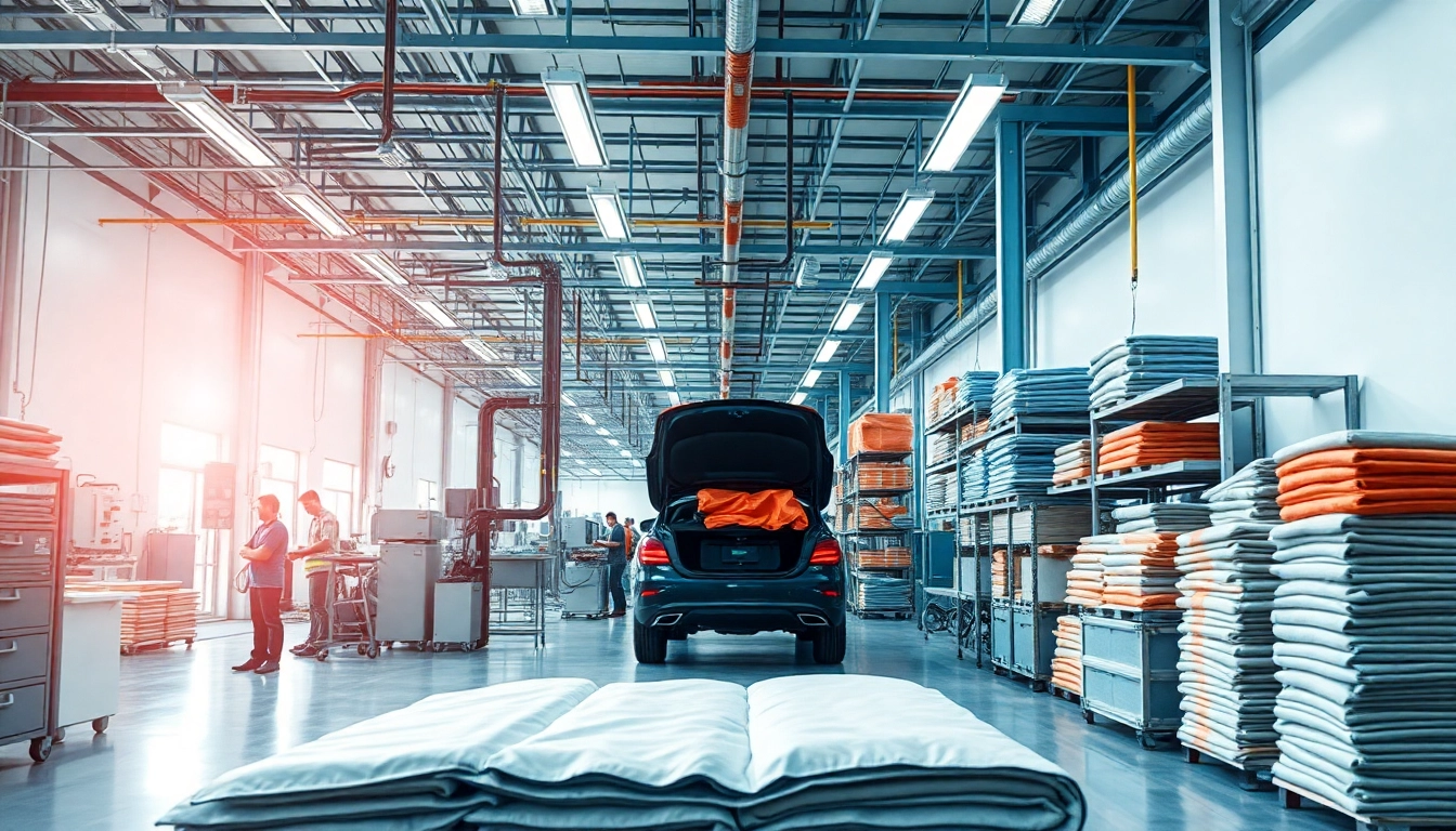 Explore innovative products at the car fire blanket factory emphasizing safety and manufacturing excellence.