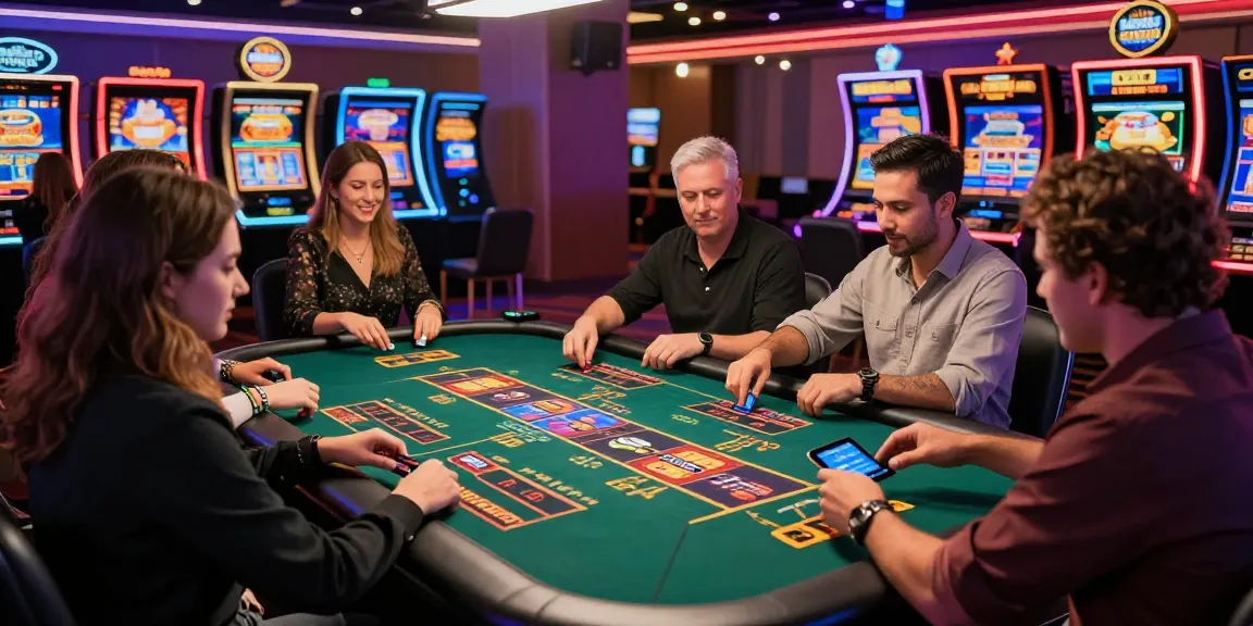 Dynamic gameplay at credit card casinos showcasing excitement and convenience.
