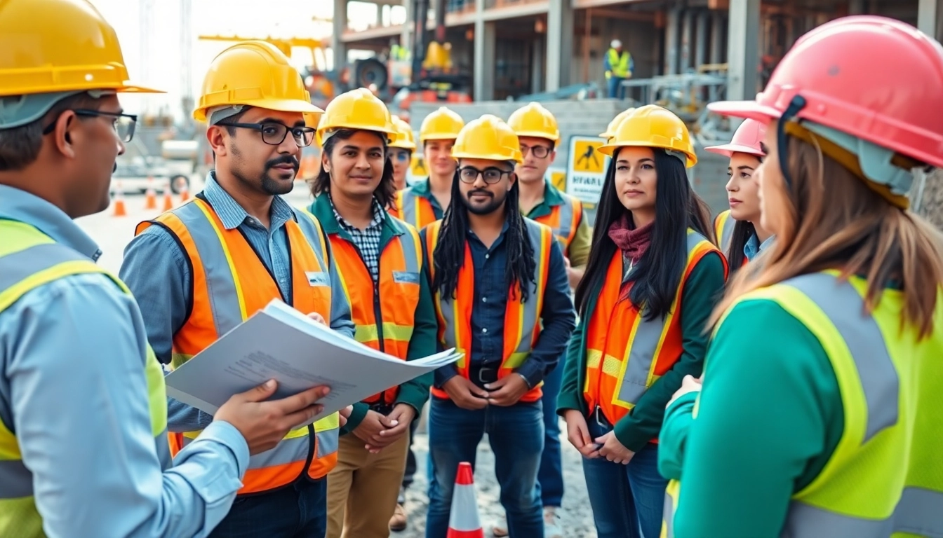 Enhancing construction site safety through active worker training and engagement.