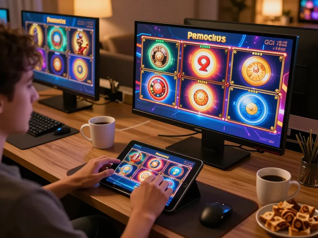 Play exciting slots at GG88 with engaging gameplay in a cozy home setting.