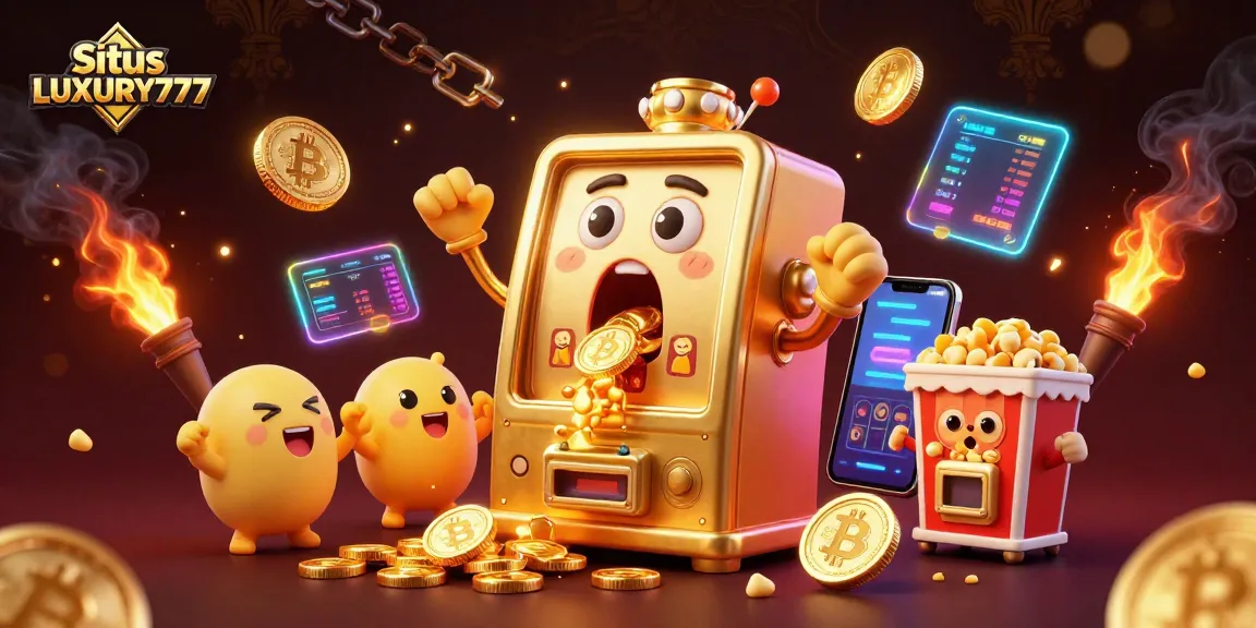 Situs LUXURY777 menghadirkan pengalaman jackpot dengan mesin slot emas dan suasana kasino yang ramai