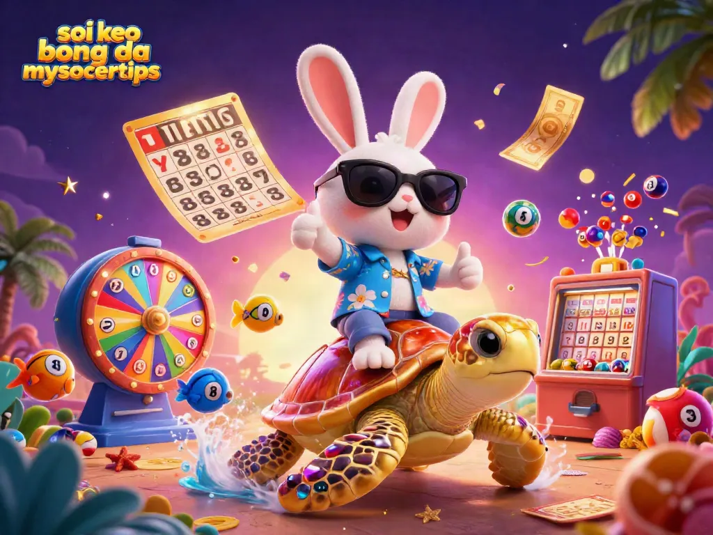 Experience thrilling action with soi keo bong da mysoccertips as a lucky rabbit enjoys the casino vibe.