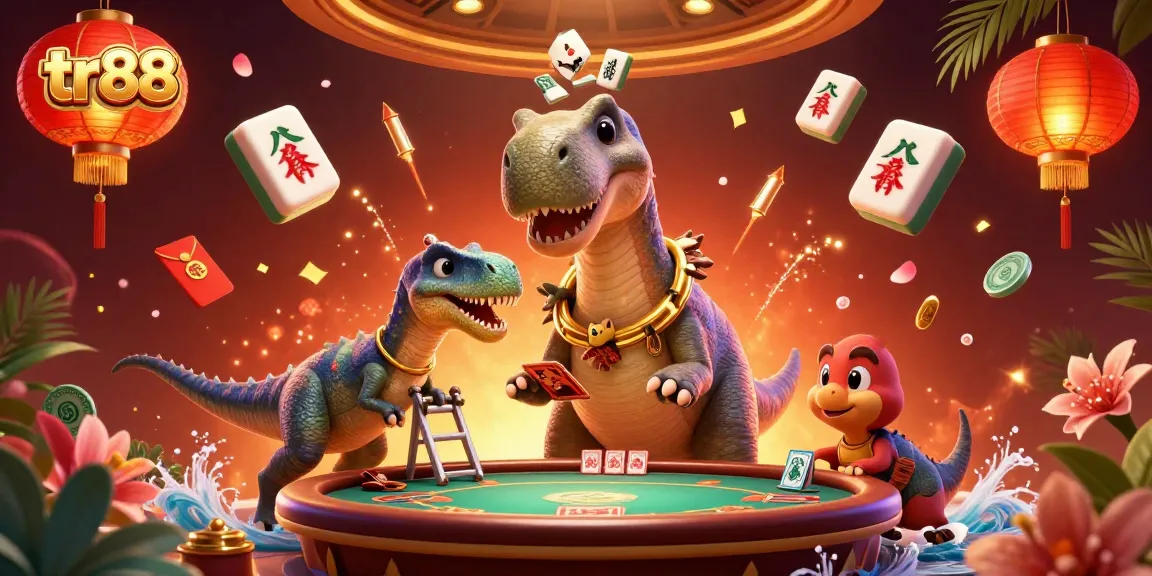 Engage in thrilling games at the tr88 casino with a vibrant 3D gaming scene alive with action.