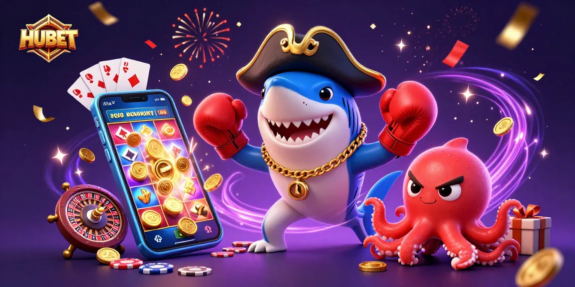 Spin to win at HUBET with exciting casino characters and vibrant game elements!