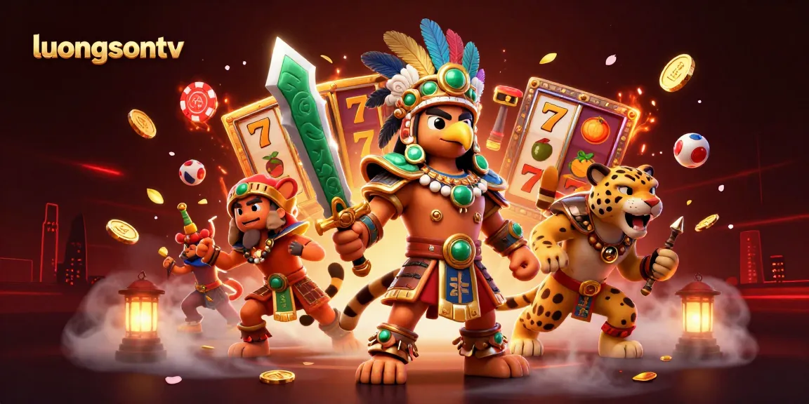 Win big with luongsontv's thrilling slots and jackpot action in a vibrant casino scene.