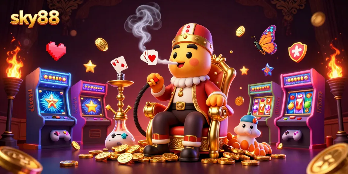 Experience thrilling wins at sky88 with immersive slot gameplay alongside vibrant characters.