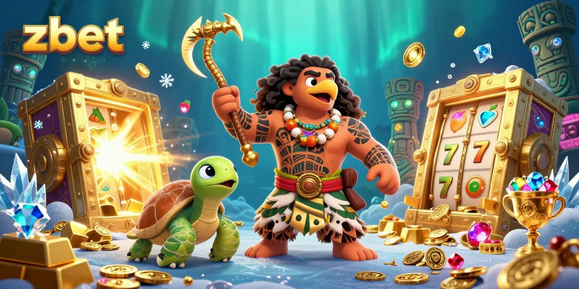 Experience zbet's thrilling atmosphere with vibrant 3D characters and dynamic casino elements.