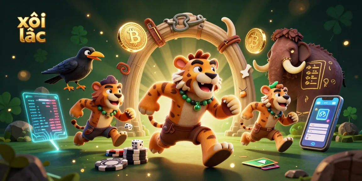 xôi lạc immerses gamblers in a prehistoric casino with engaging 3D characters and dynamic gaming elements.