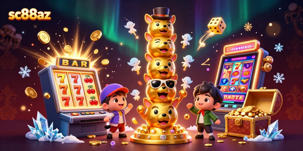 Experience thrilling gaming on sc88az with vibrant casino elements, golden totem, and explosive jackpots.