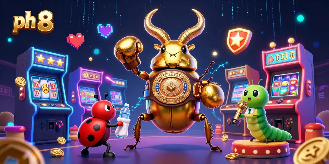 Experience thrilling gameplay at ph 8 with exciting slot machines and vibrant casino elements.